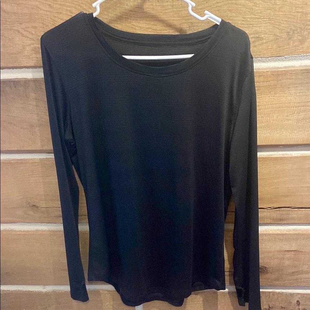 Classic Black Long Sleeve Top